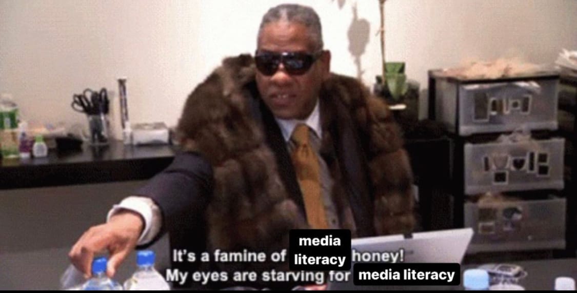 A Famine of Media Literacy