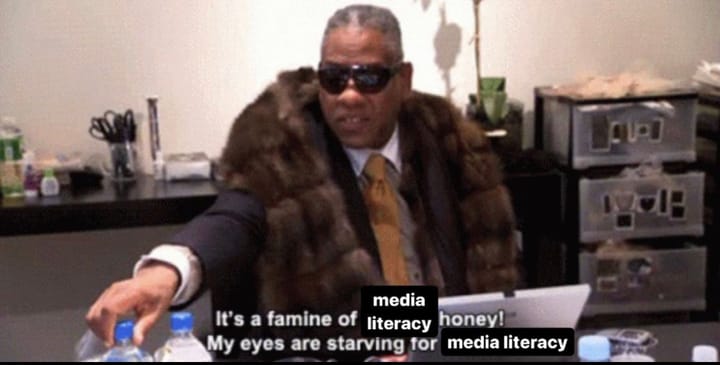 A Famine of Media Literacy